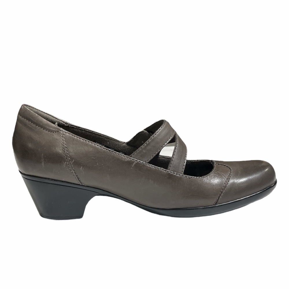 Clarks Leather Slip-on Mary Janes - Ingalls Siene  10W  0481 - Picture 9 of 15